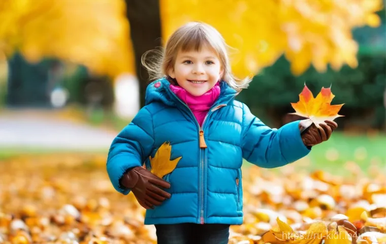 유아용 가죽 장갑 - 5 years old, sits snugly in a warm, padded stroller in a snow-dusted park during a bright winter day...