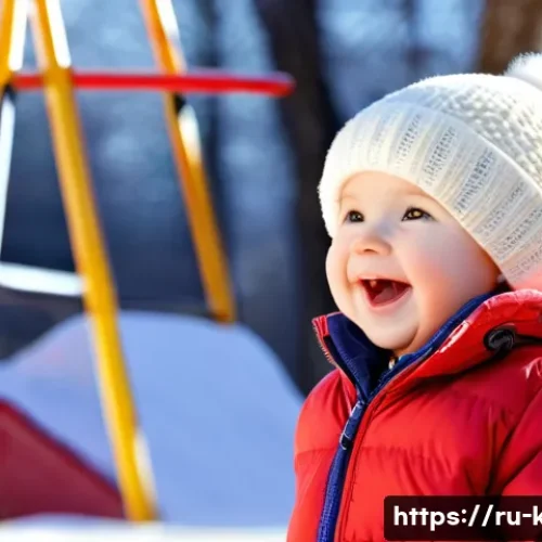 유아용 털신발 관리 - **Prompt 1: Joyful Winter Play in Cozy Boots**
    "A happy toddler, approximately 2-3 years old, bu...