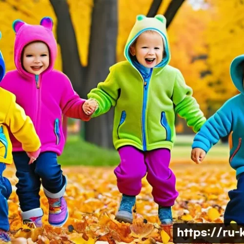 아동용 플리스 자켓 추천 - **Prompt 1: Active Play in Autumn Fleece**
    "A group of diverse preschoolers, approximately 4-6 y...